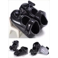 Guangzhou wholesale Cute Jelly kid shoes Fancy toddler girl baby shoes bow-knot Lovely flat wedding sandals shoes 5 Colors